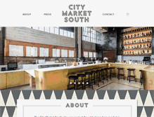 Tablet Screenshot of citymarketsouth.com